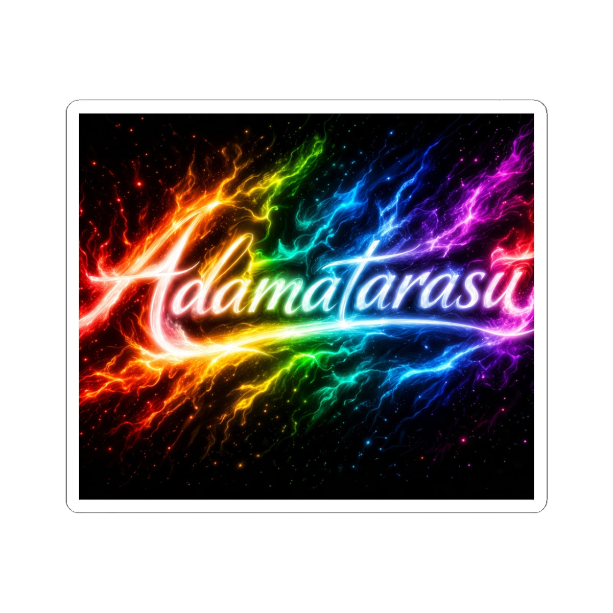 A - Game by Adamatarasu - Pride Rainbow flame support sticker