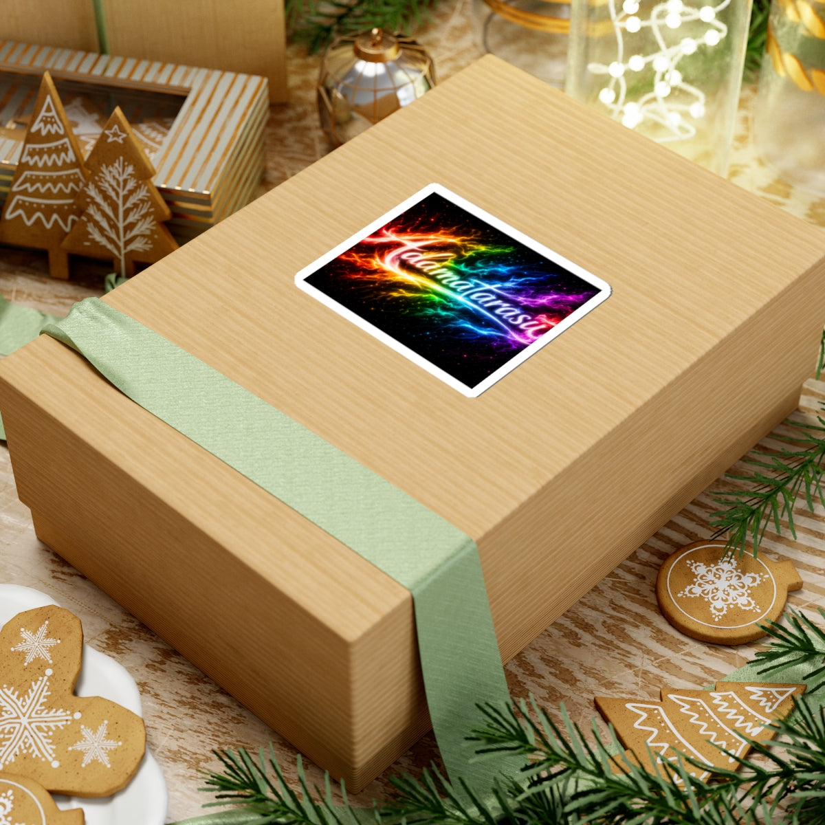 A - Game by Adamatarasu - Pride Rainbow flame support sticker