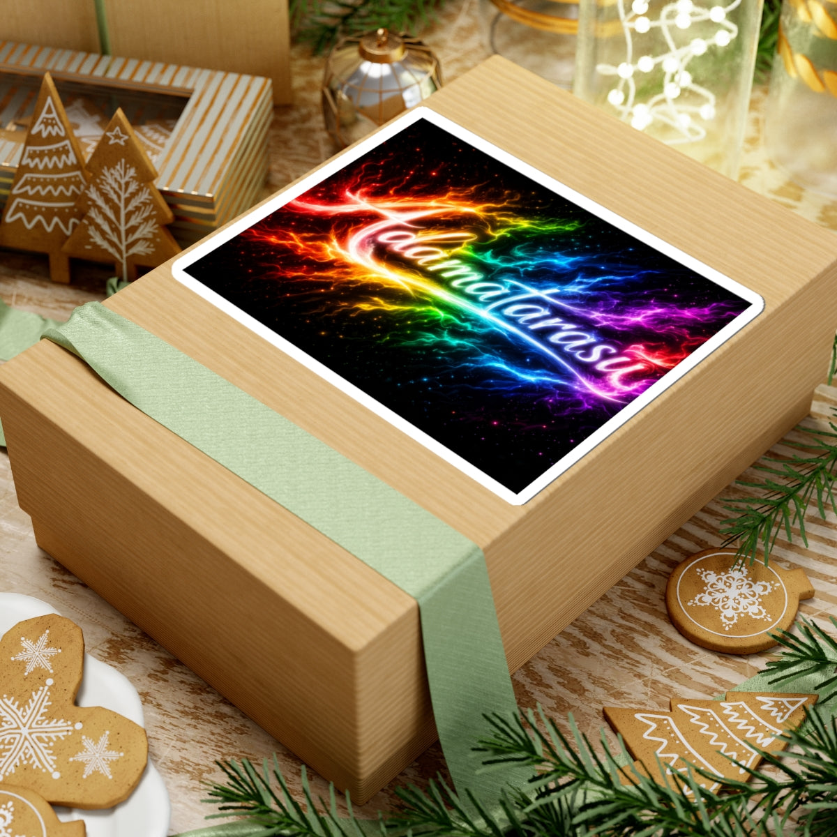 A - Game by Adamatarasu - Pride Rainbow flame support sticker