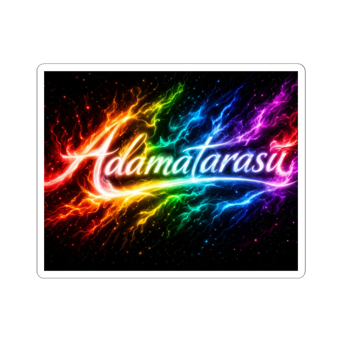 A - Game by Adamatarasu - Pride Rainbow flame support sticker