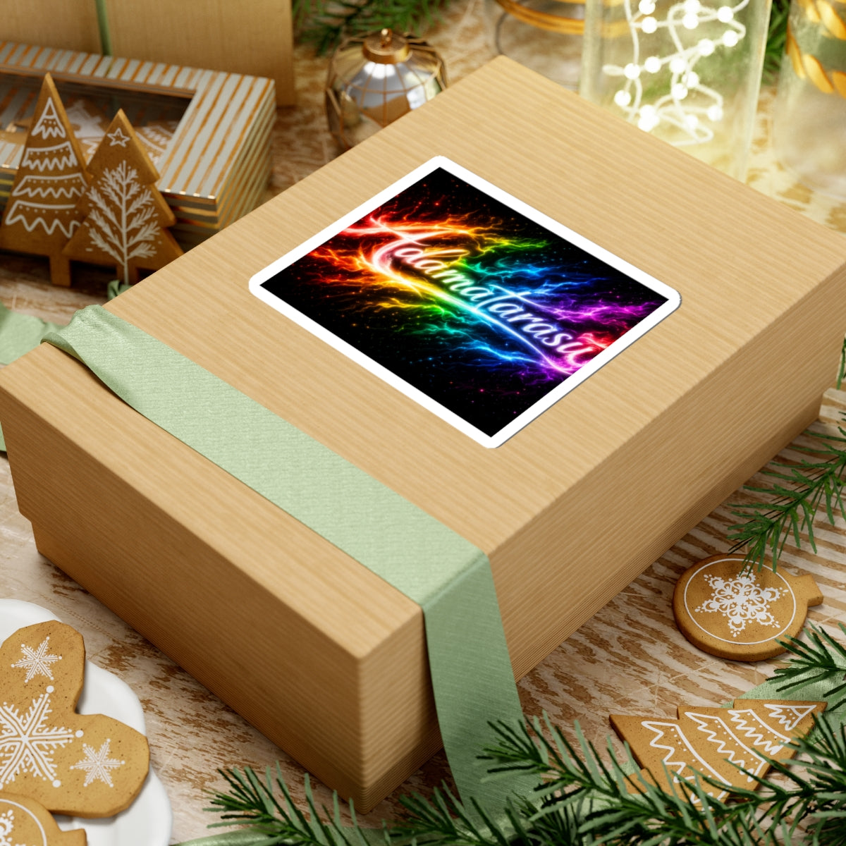 A - Game by Adamatarasu - Pride Rainbow flame support sticker